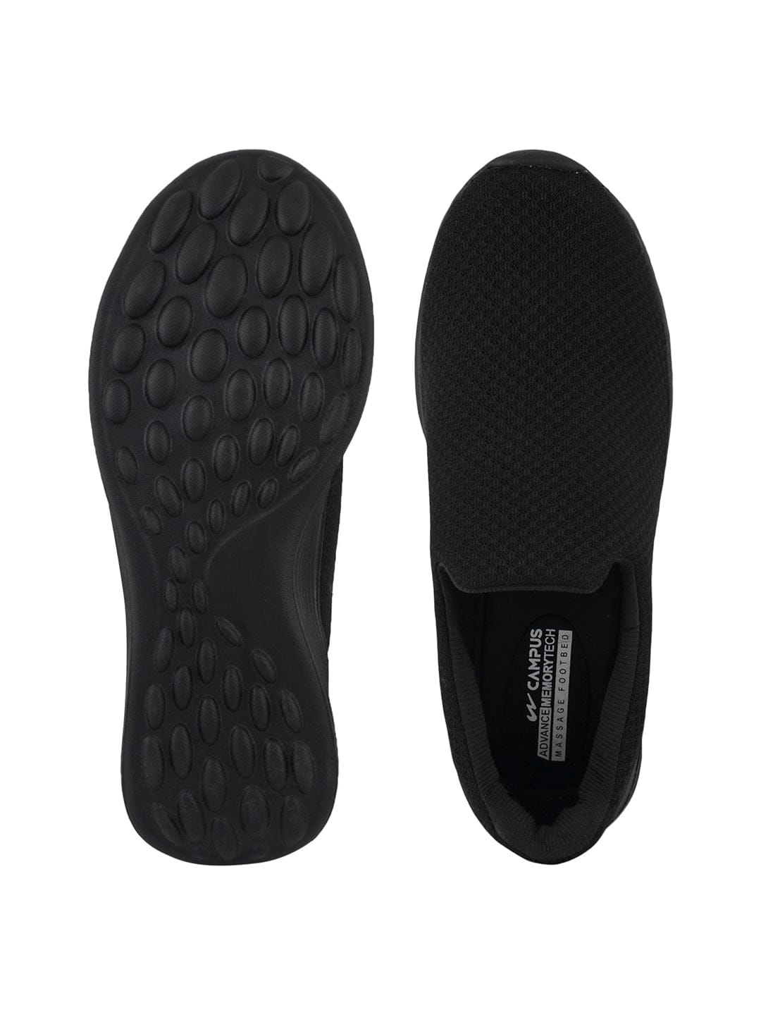 Buy Walking Shoes For Men: Shuttle-Full-Blk | Campus Shoes