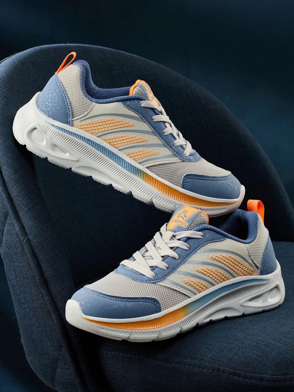 SIDEBEAT CH Grey Child Running Shoes
