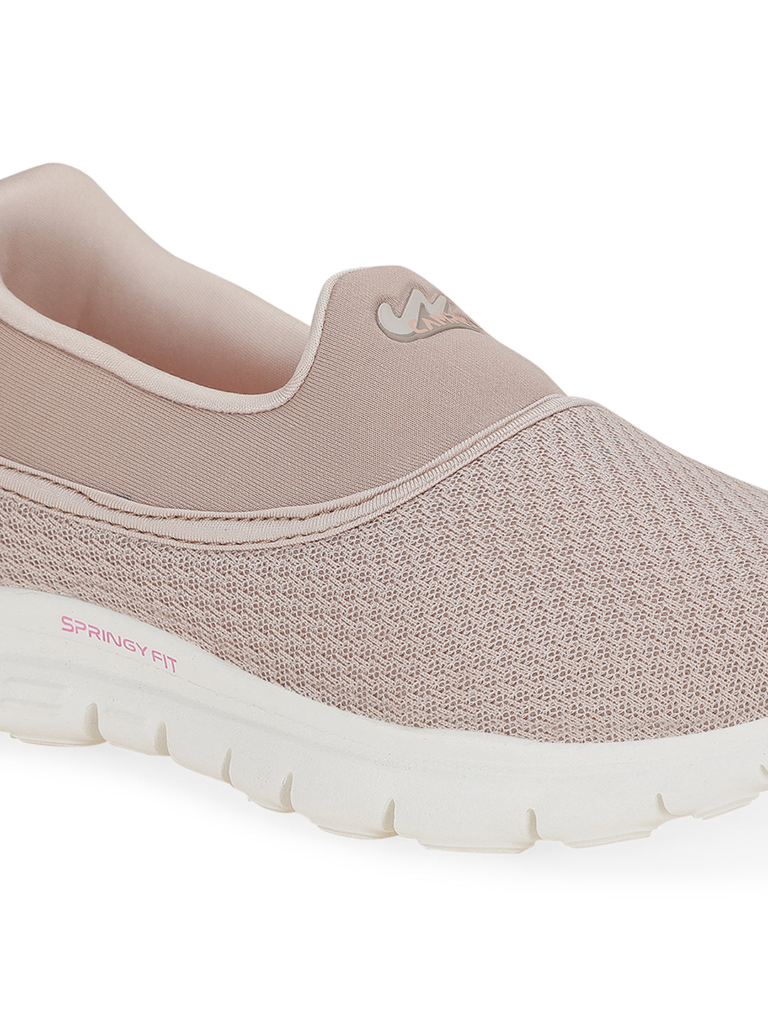 Stitched Design Beige Women Formal Shoes