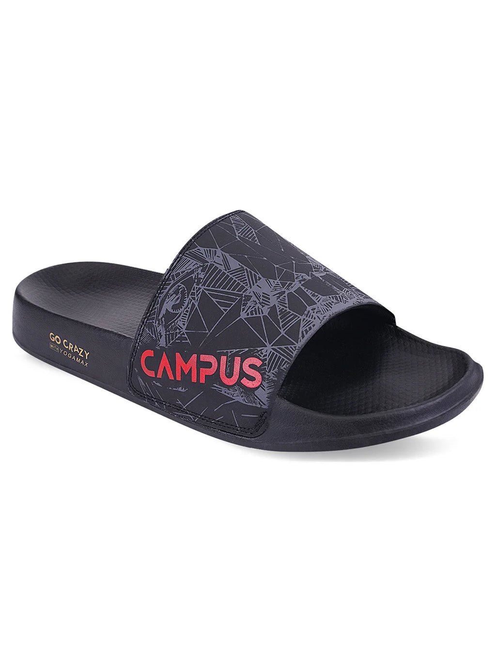 SL-423A Black Men's Slides
