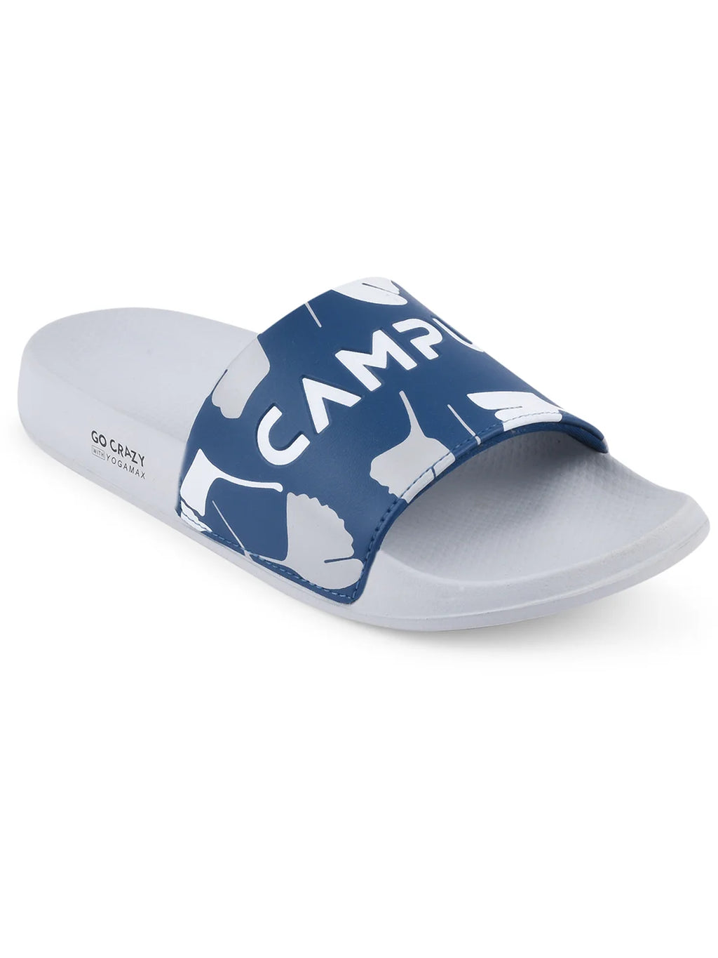SL-433 A Blue Men's Slides