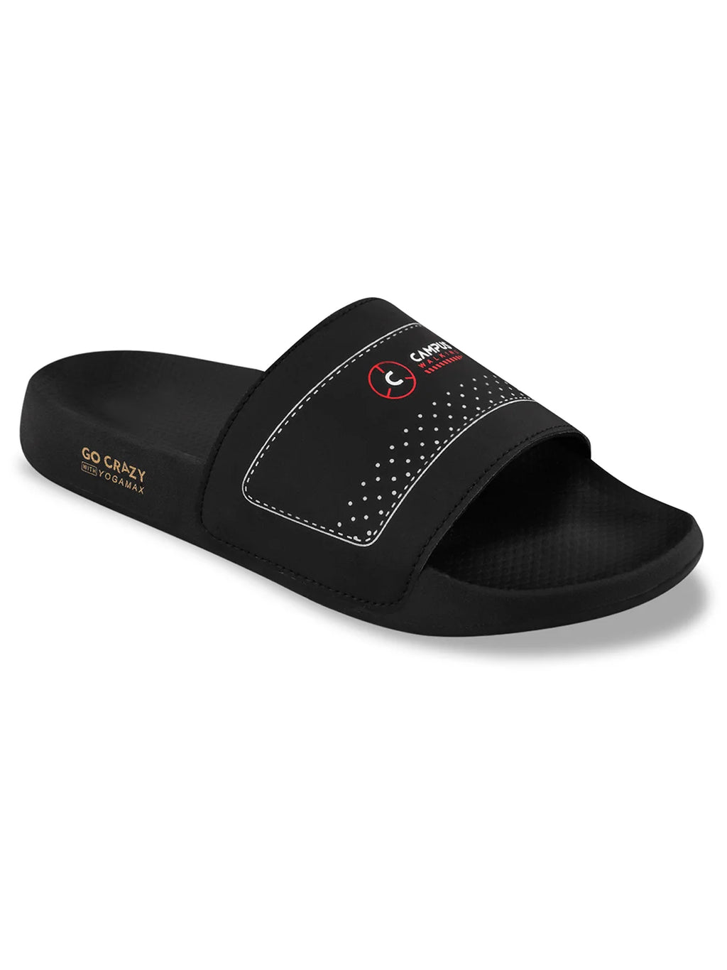 SL-436A Black Men's Slides