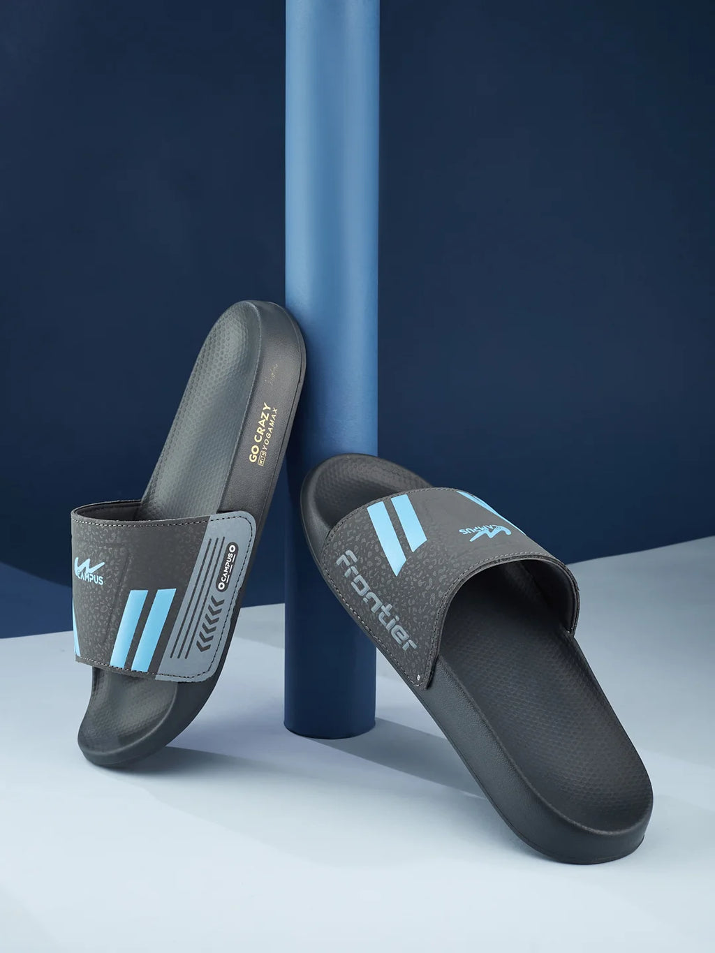 SL-438 Grey Men's Slides