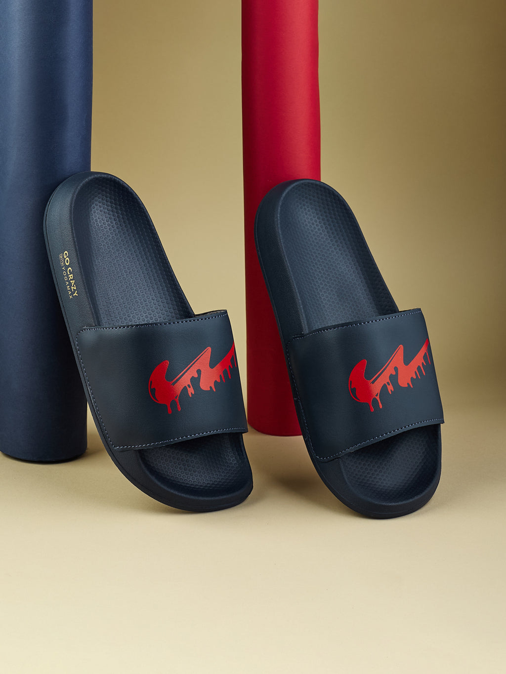 SL-443 Navy Men's Slides