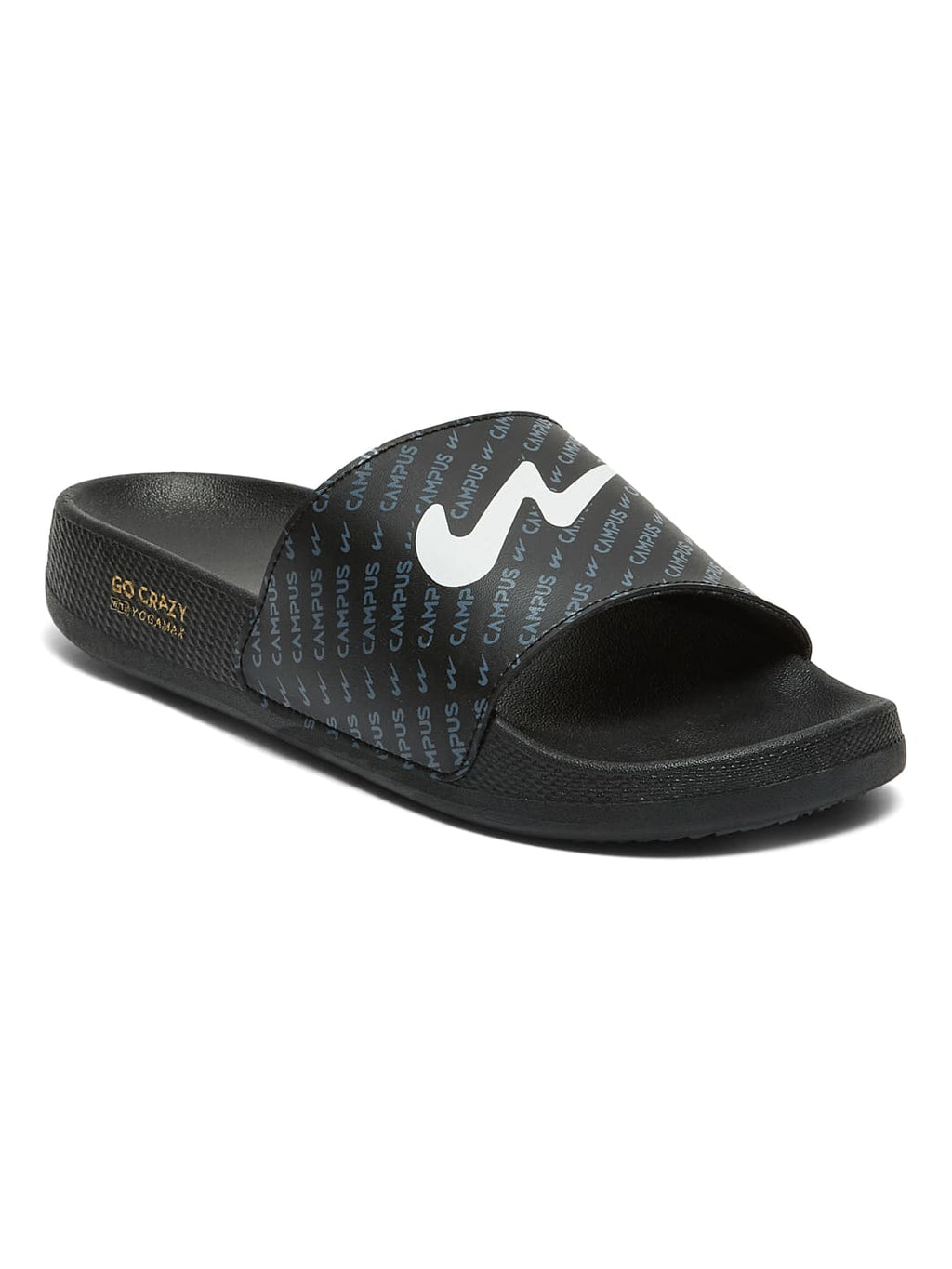 SL-444 Black Men's Slides