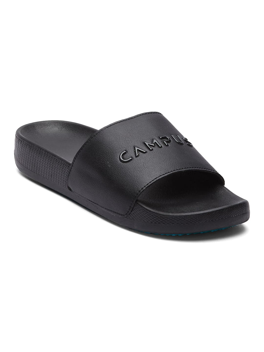 SL-457 Black Men's Slides – Campus Shoes