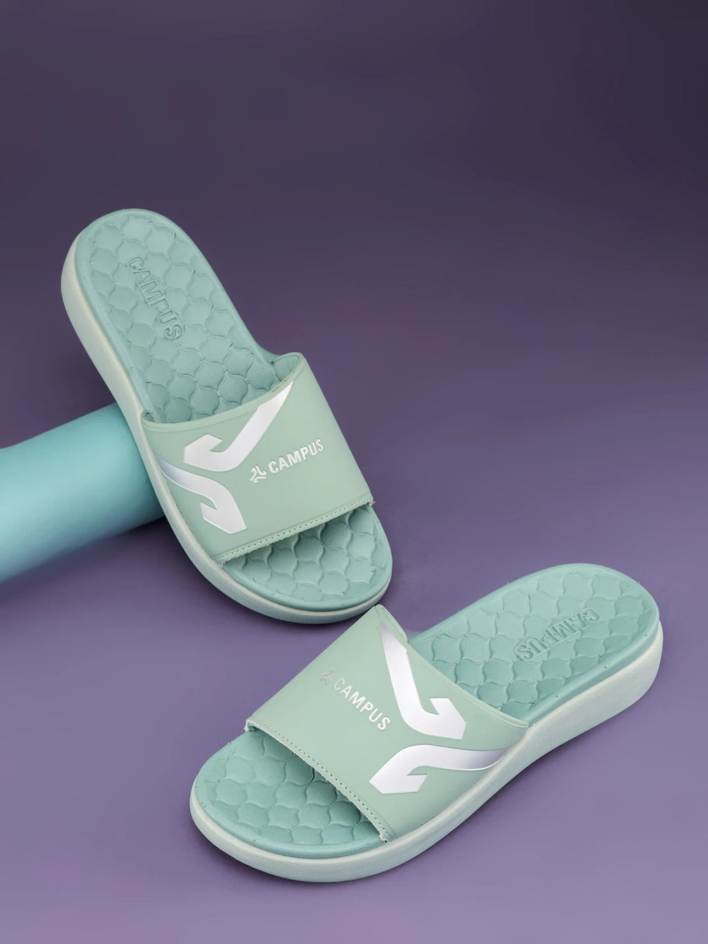 SL-489L Green Women's Slides
