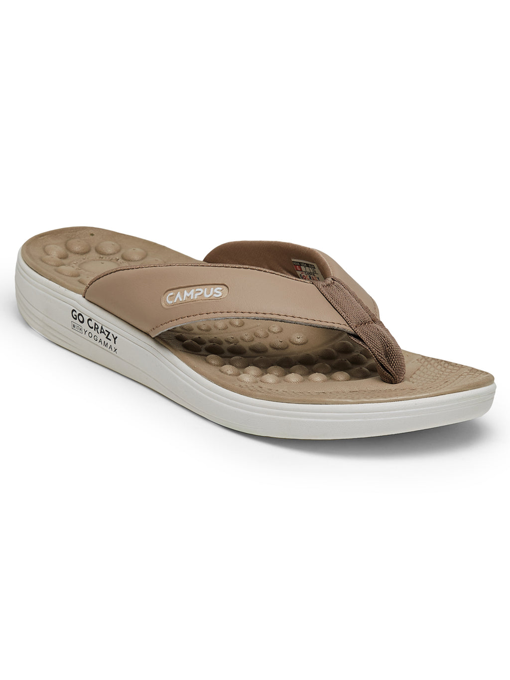 SL-418LA Beige Women's Flip Flops