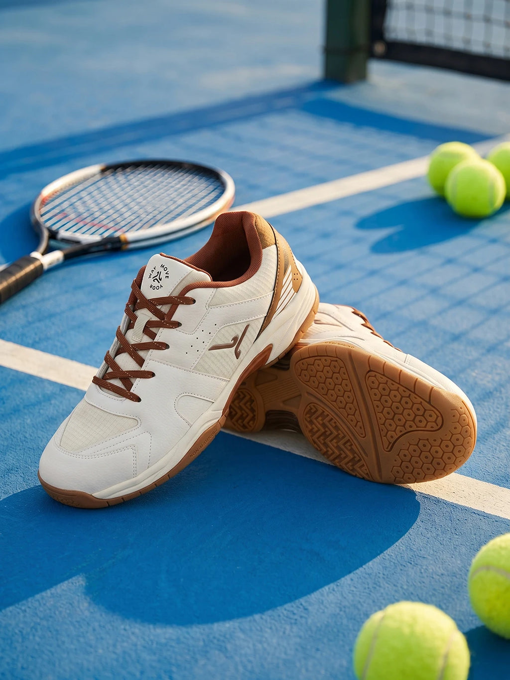 SMASH LINE White Men's Badminton Shoes