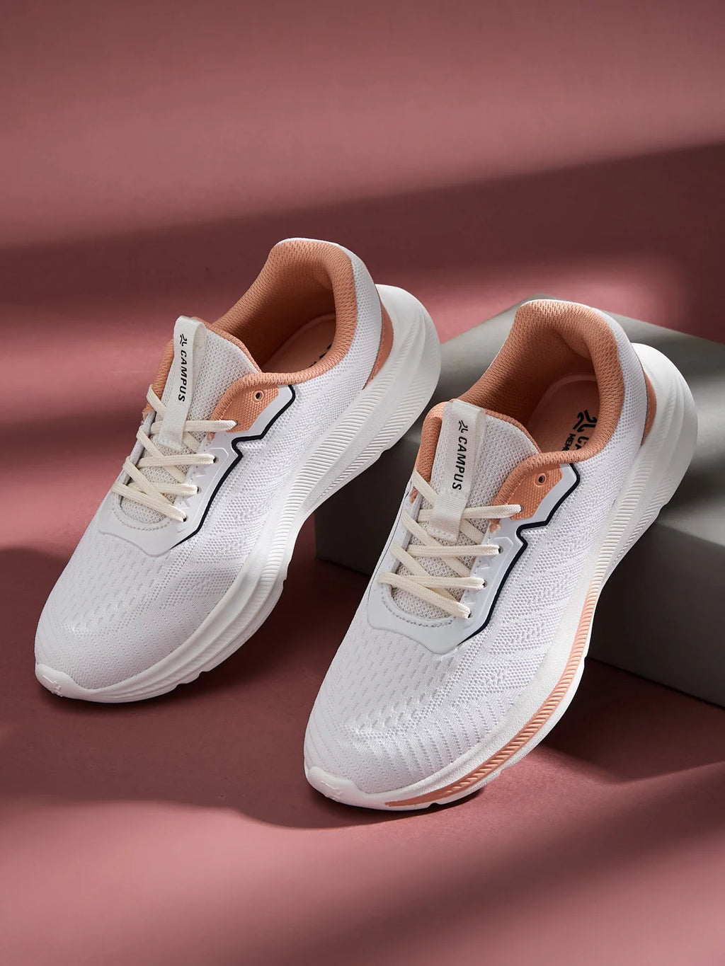 SPREE Off White Women's Running Shoes