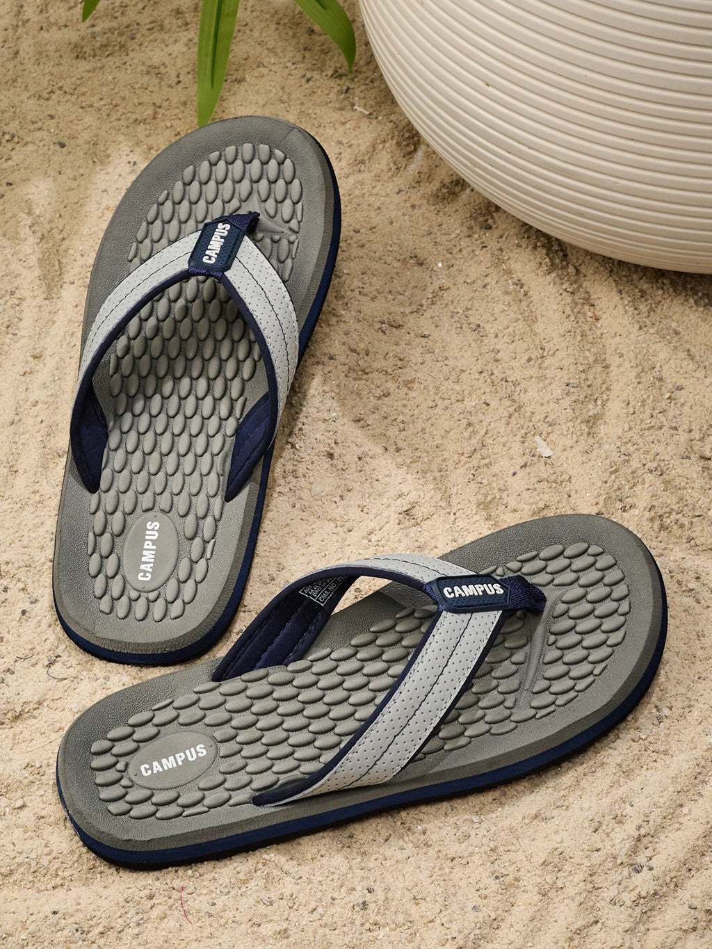 SS26-OPG-011 Grey Men's Flip-Flops