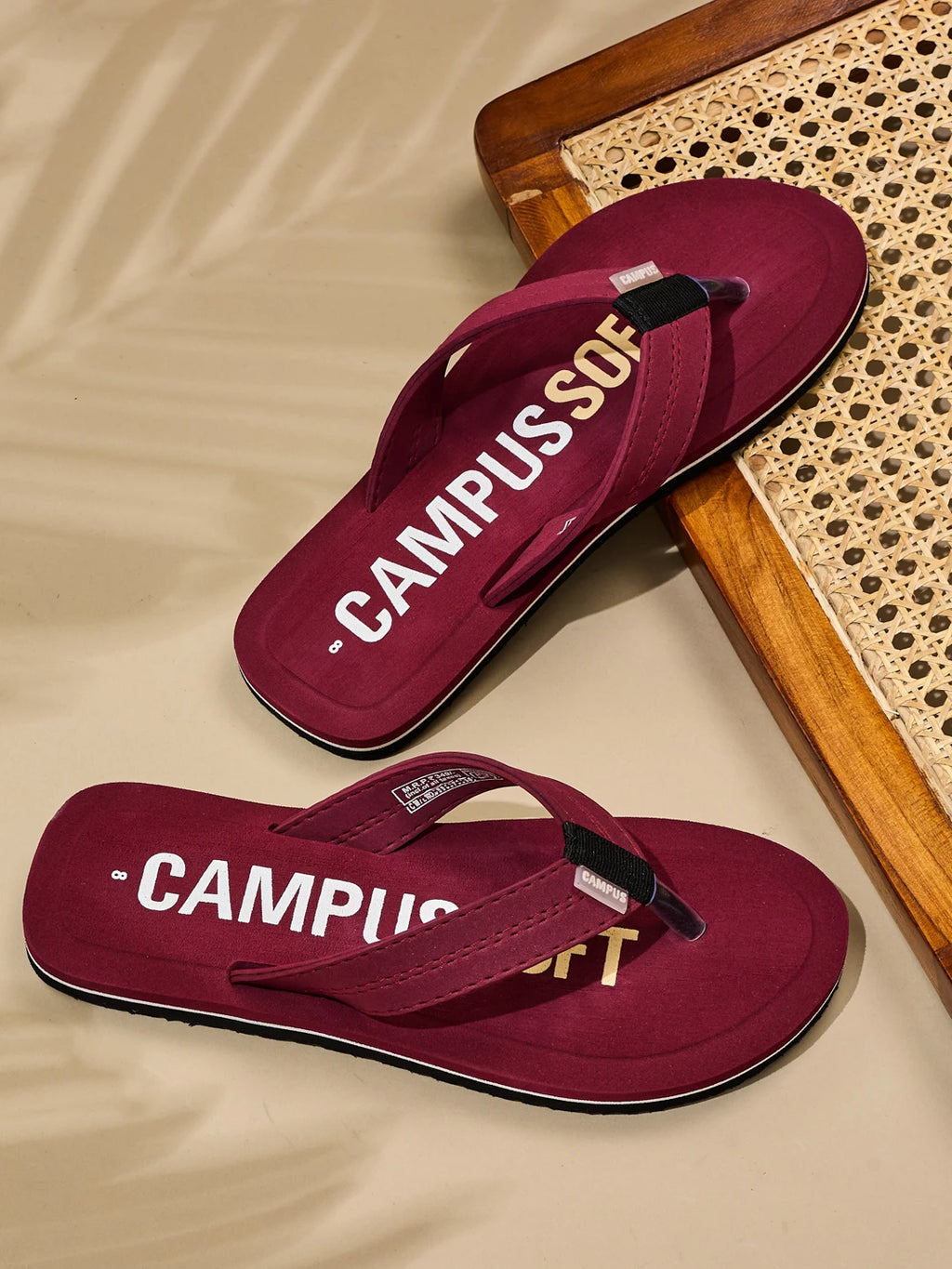 SS26-OPG-025 Red Men's Flip-Flops