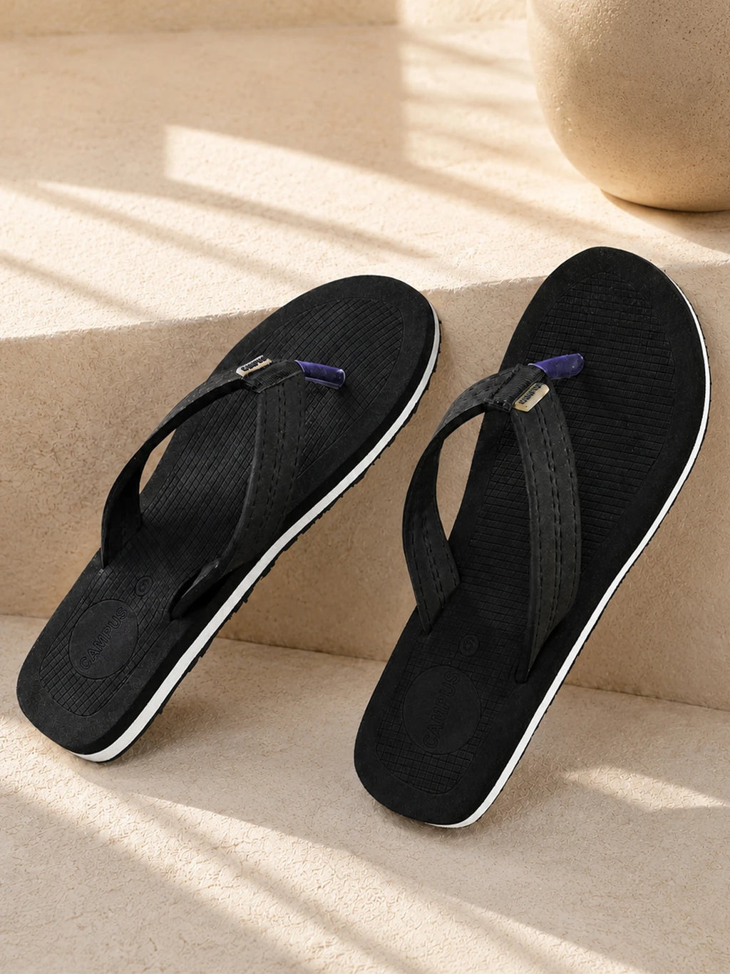 SS26-OPL-022 Black Women's Flip-Flops
