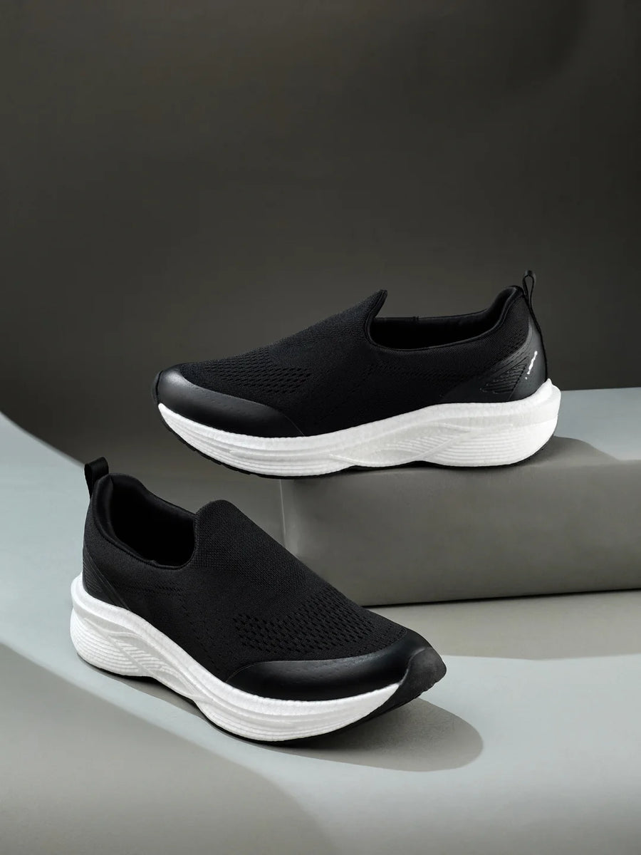 STAKU Black Men's Walking Shoes – Campus Shoes