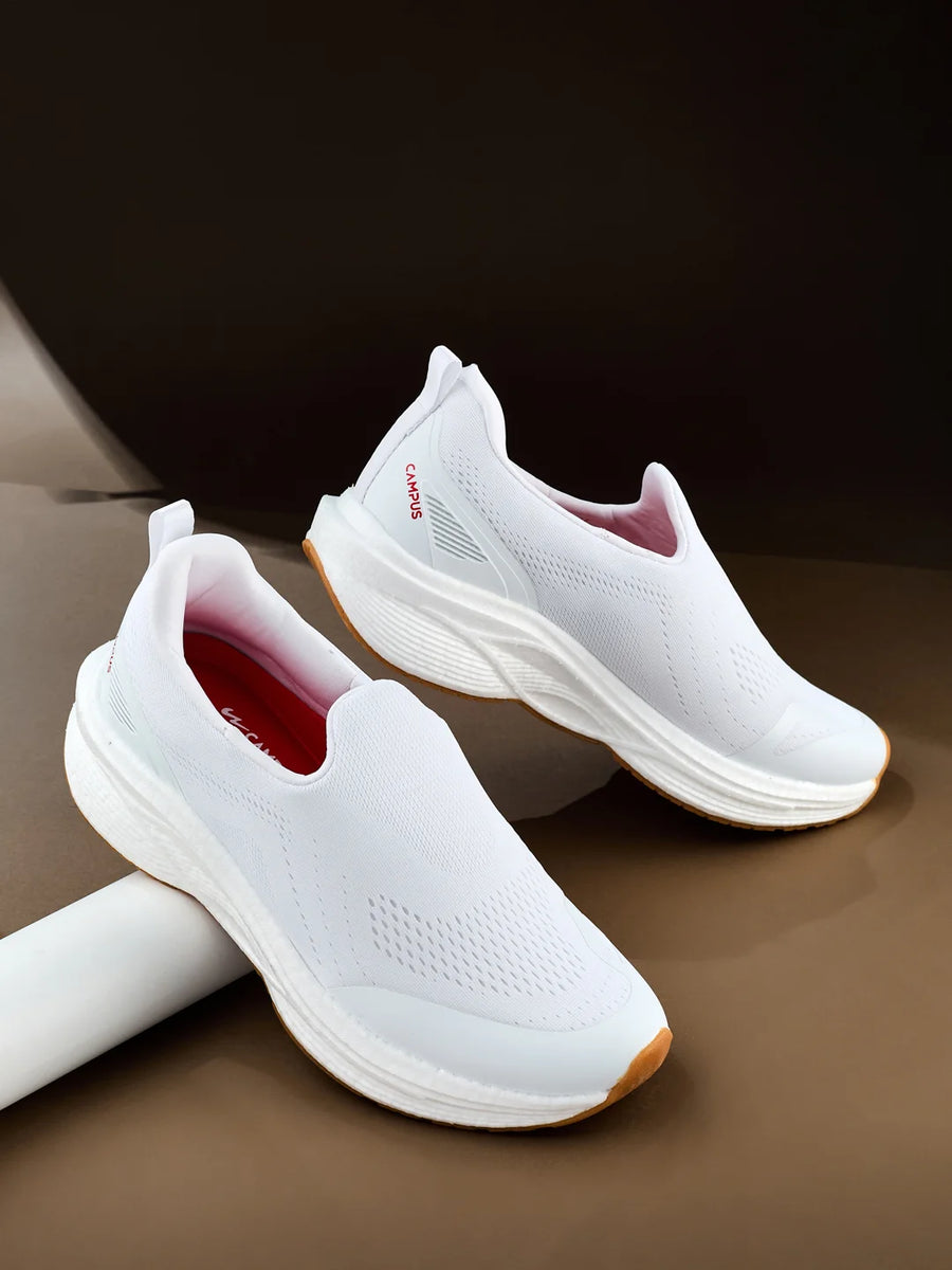 STAKU White Men's Walking Shoes – Campus Shoes