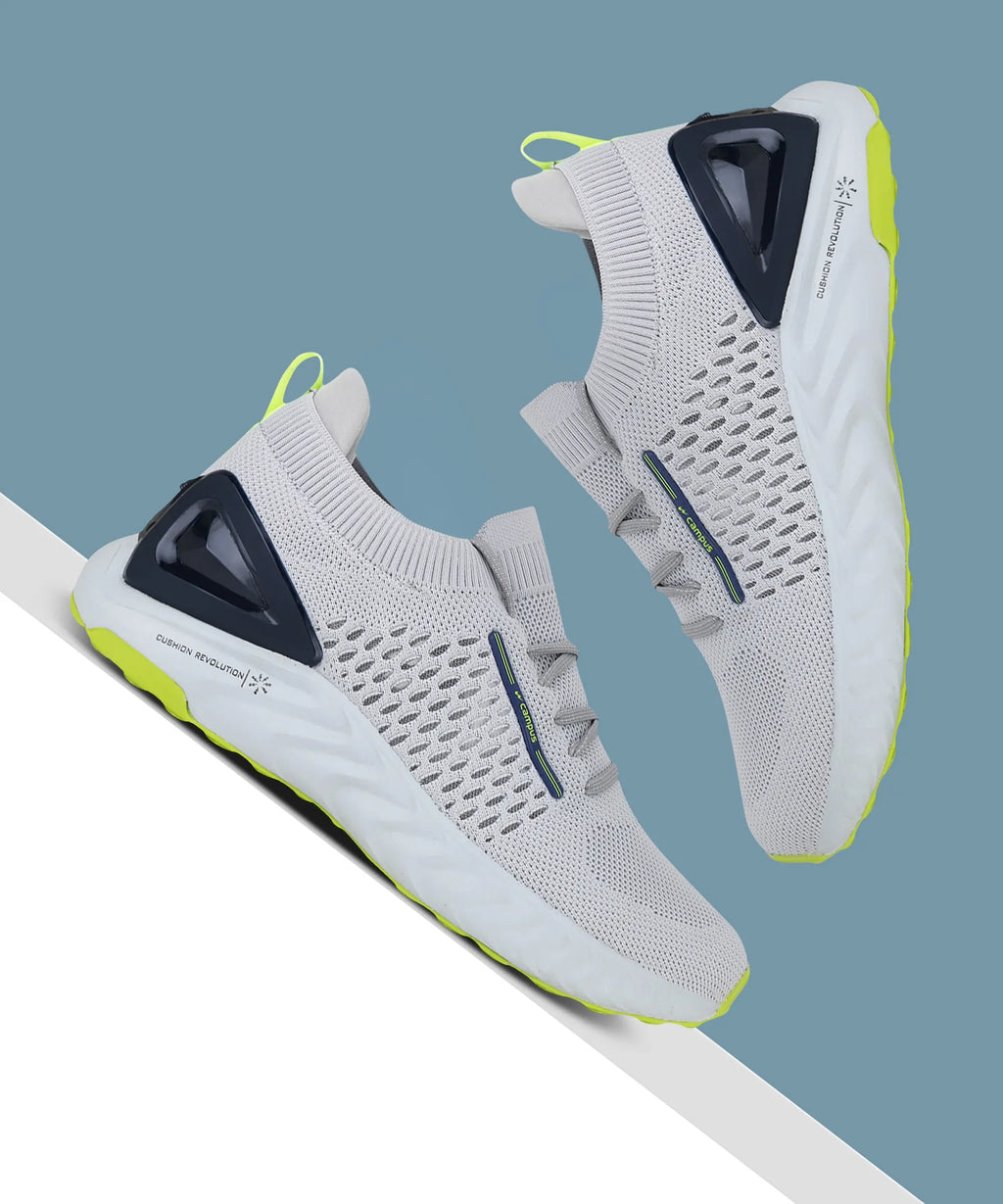 STREET-RUN Grey Men's Running Shoes