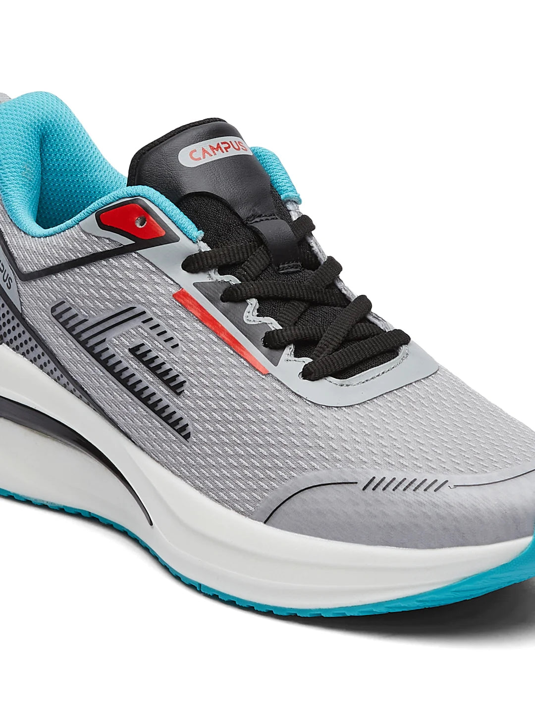 STRUT Grey Men's Running Shoes - Main Image