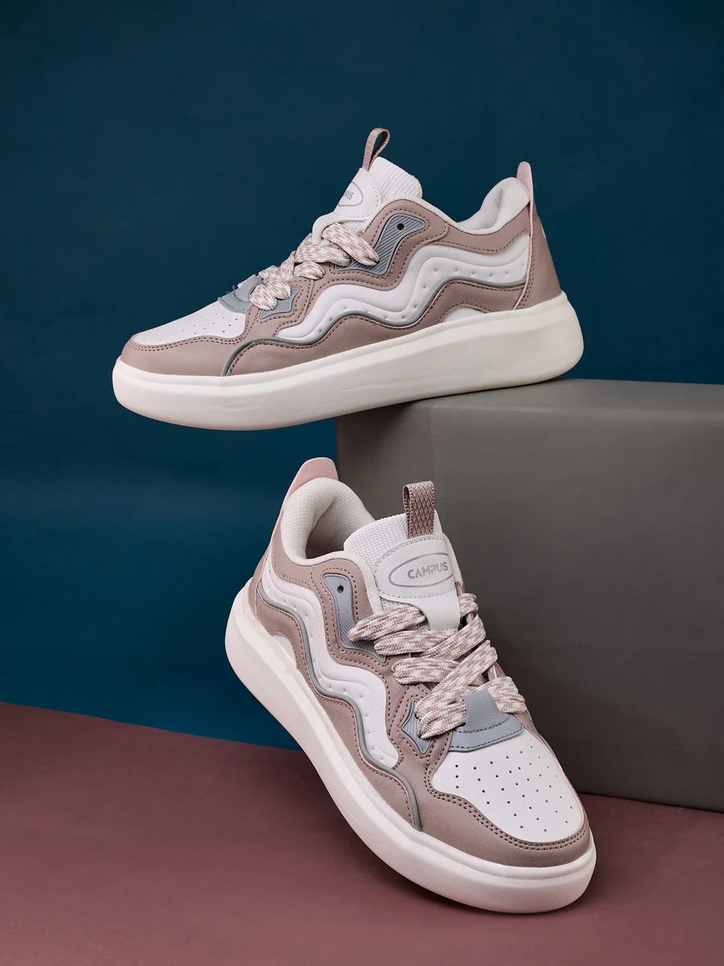 STYLO White Women's Sneakers