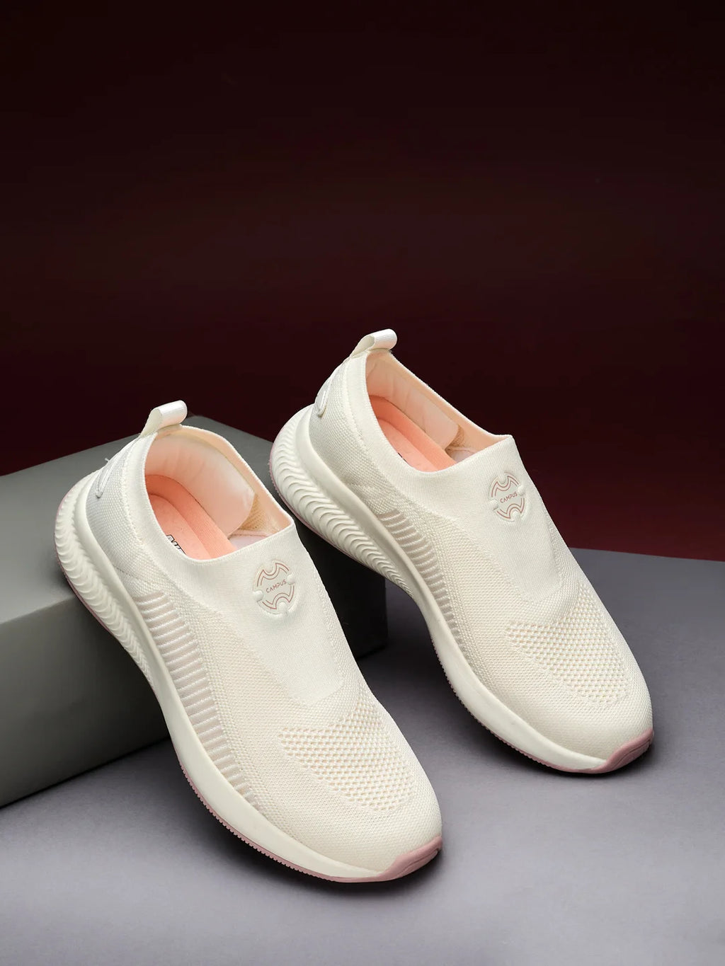 SUAVE Off White Women's Walking Shoes
