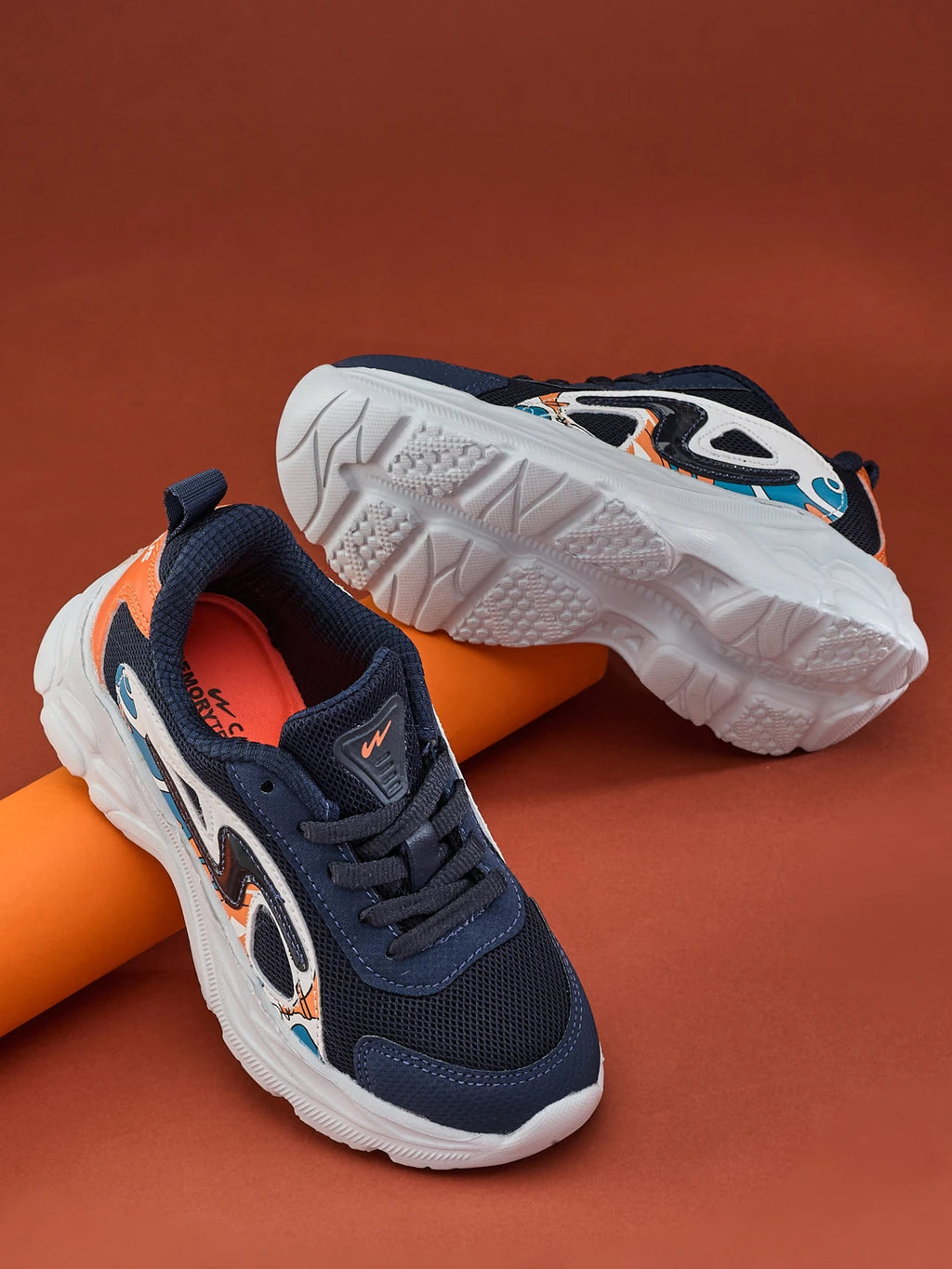 SUNNY-KIDS Navy Kids Running Shoes