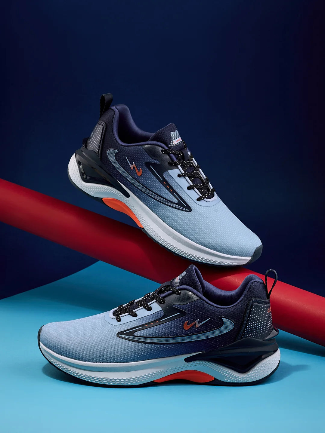 VESPER Blue Navy Men's Running Shoes– Campus Shoes