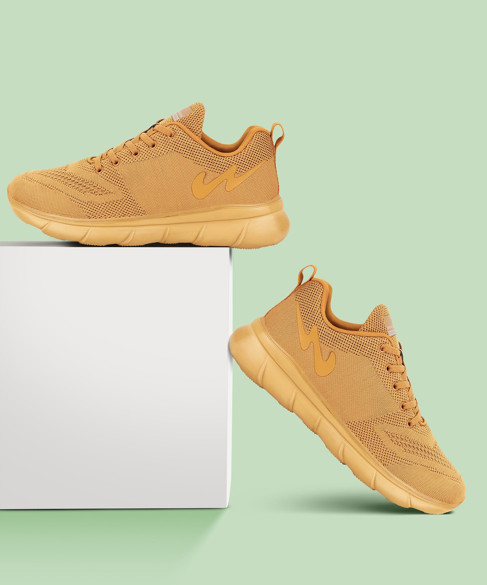 VIBGYOR Tan Men's Sneakers