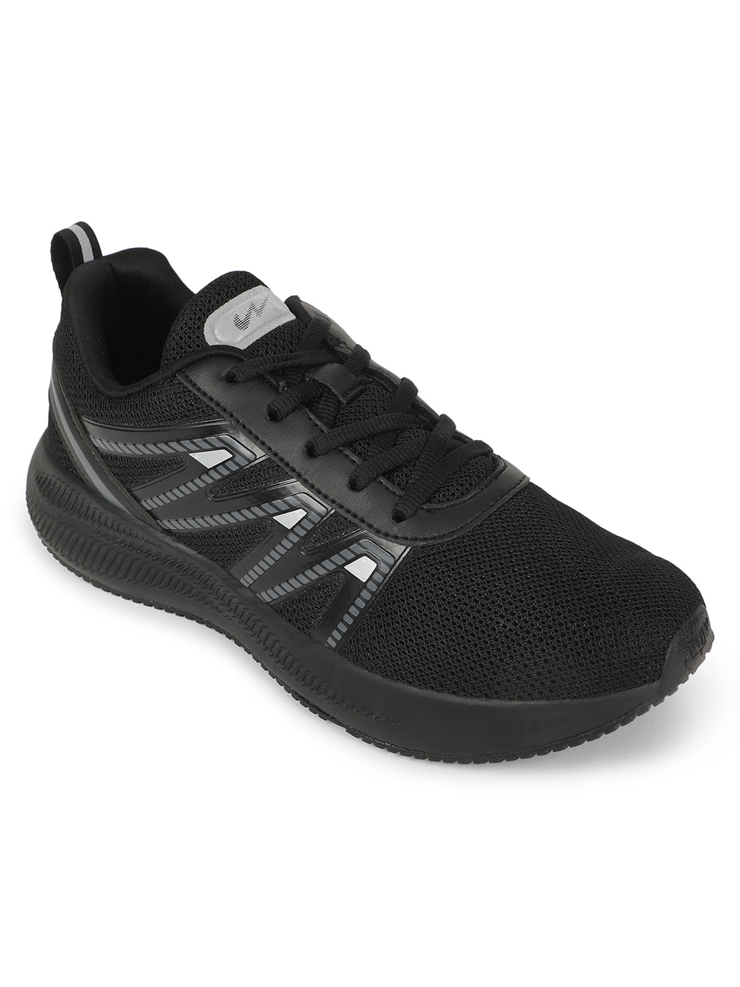 WENDIGO Black Men's Running Shoes – Campus Shoes