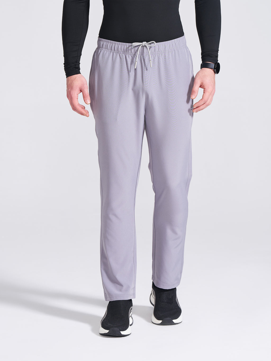 Men's Grey Regular Fit Track Pants