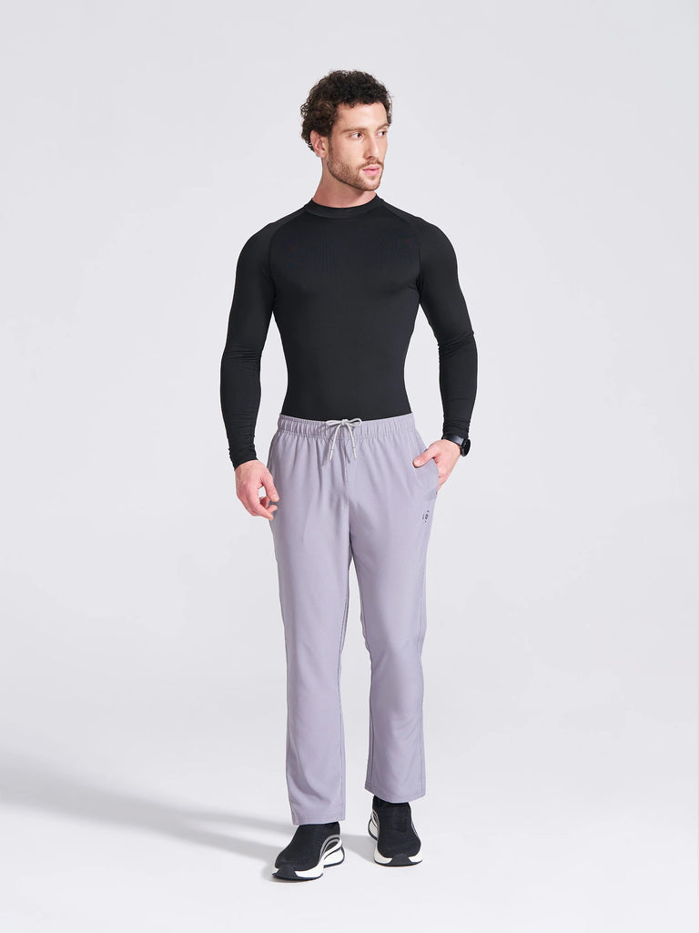 Men's Grey Regular Fit Track Pants – Campus Shoes