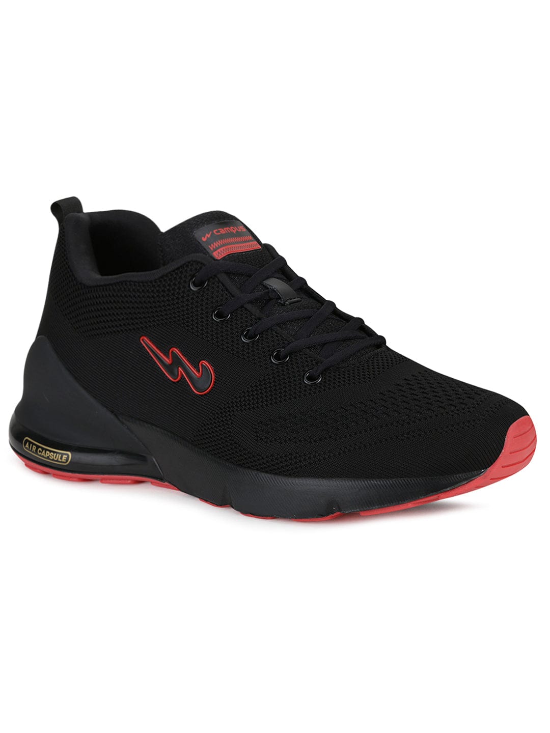 NORTH PLUS Black Men's Running Shoes