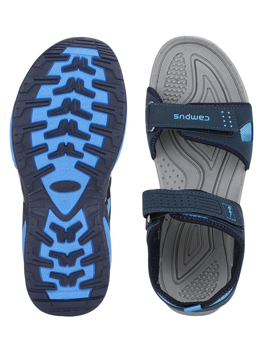 Buy 3K-905 Blue Men's Outdoor Sandal online | Campus Shoes
