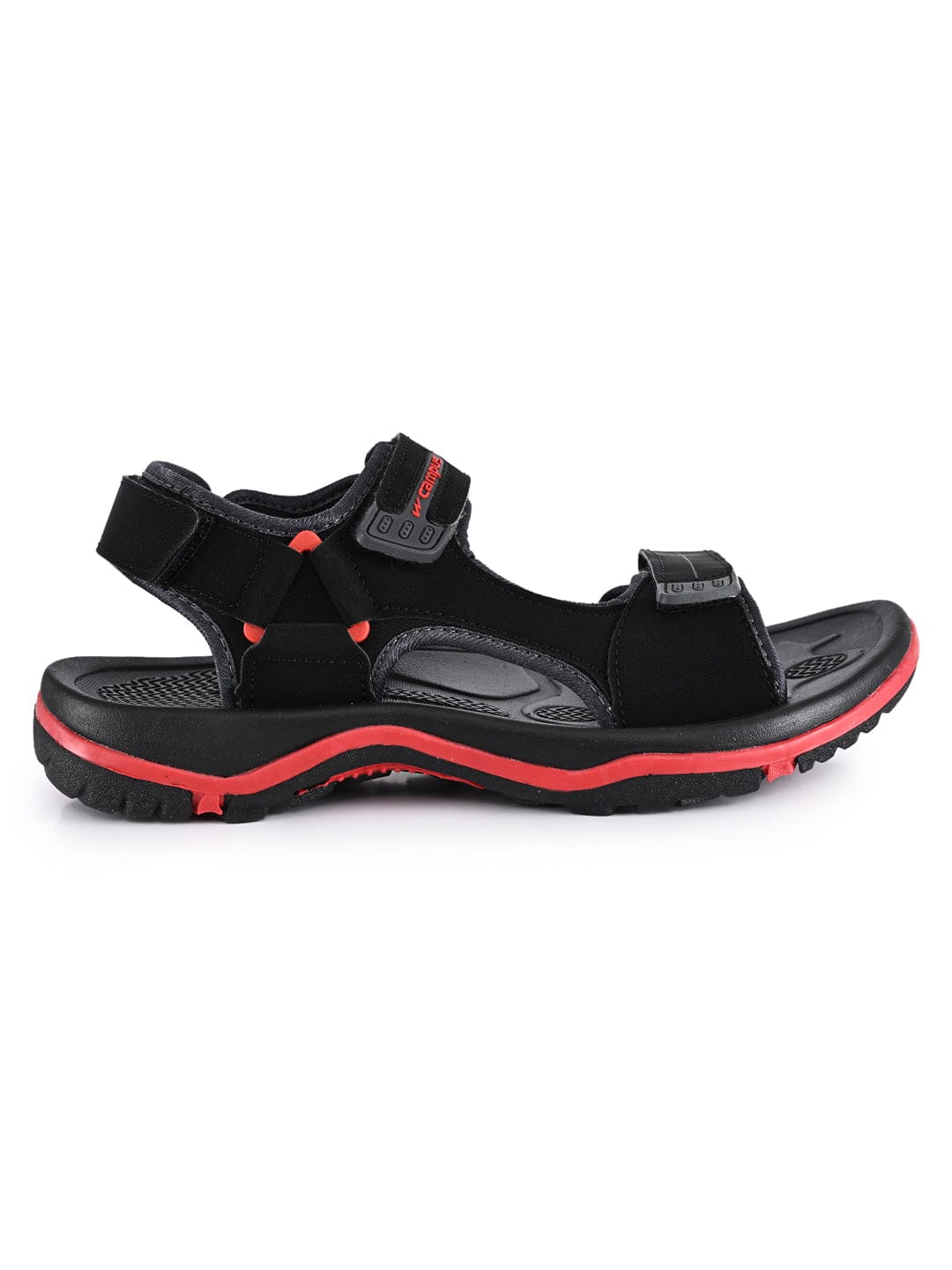Buy Black & Red Sandals for Men by SPACE Online | Ajio.com