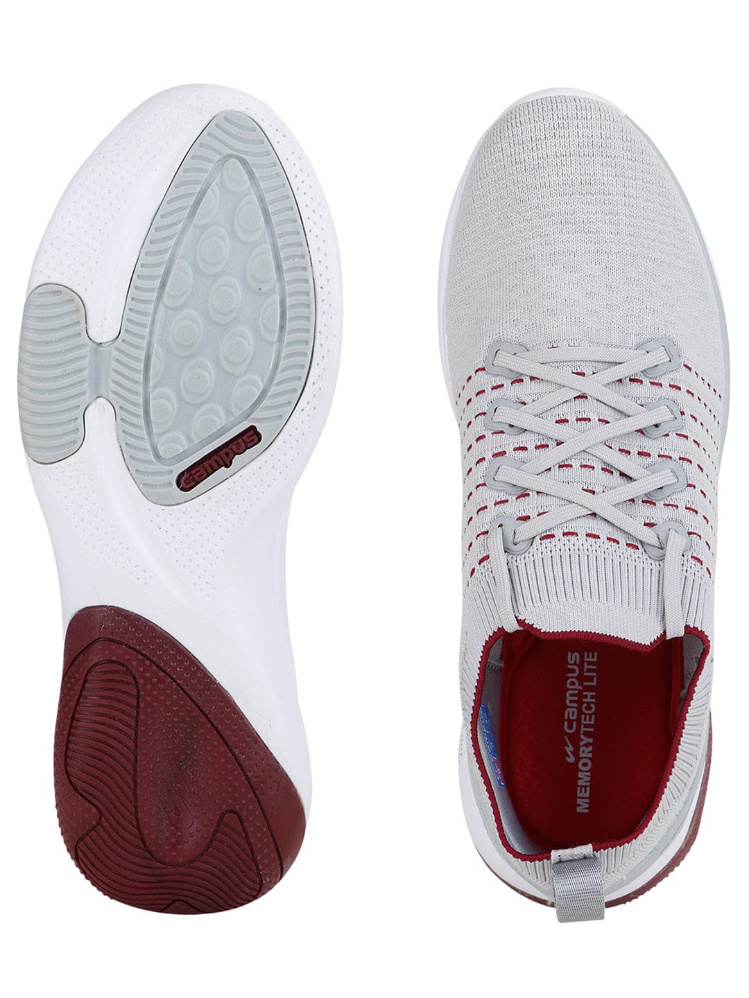 Buy Running Shoes For Men BrinkWhtLGryMhrn Campus Shoes