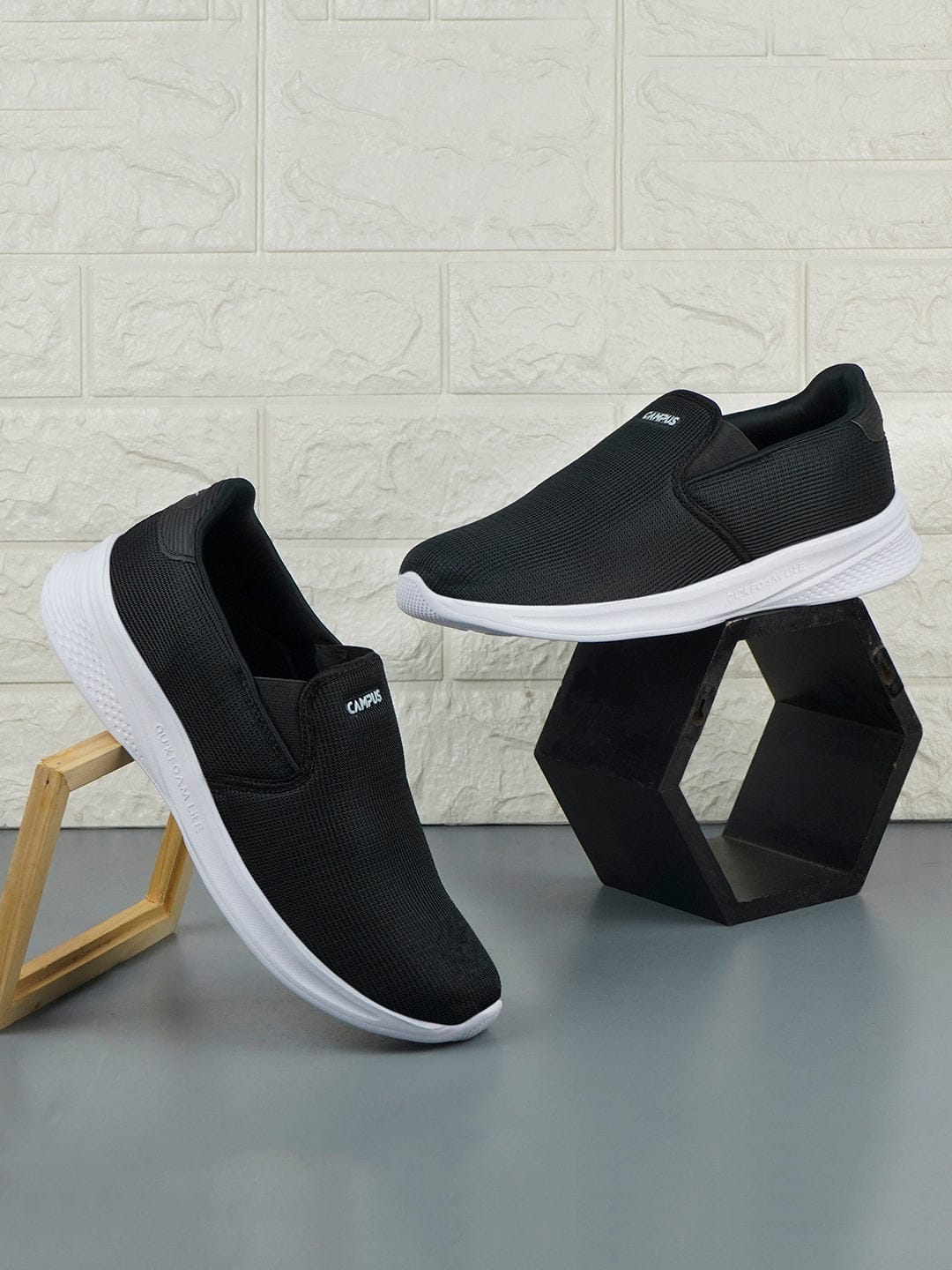 Buy BILLION Black Men's Casual Shoes online