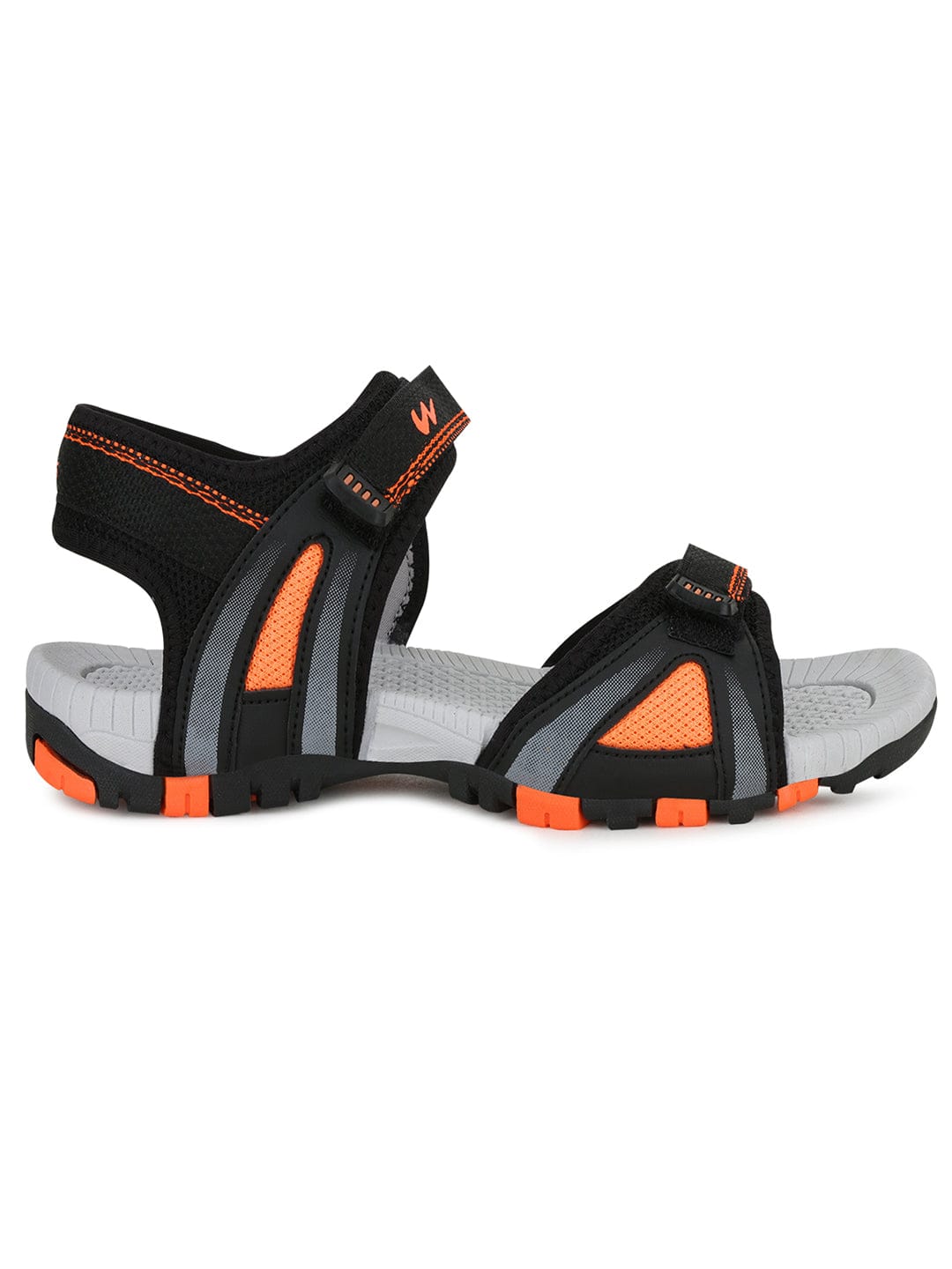 Buy Sandals For Men: Brent-Blk-Org Campus Shoes
