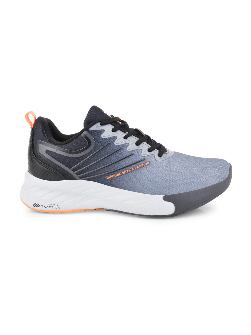 CAMP-GRAIN Grey Men's Running Shoes