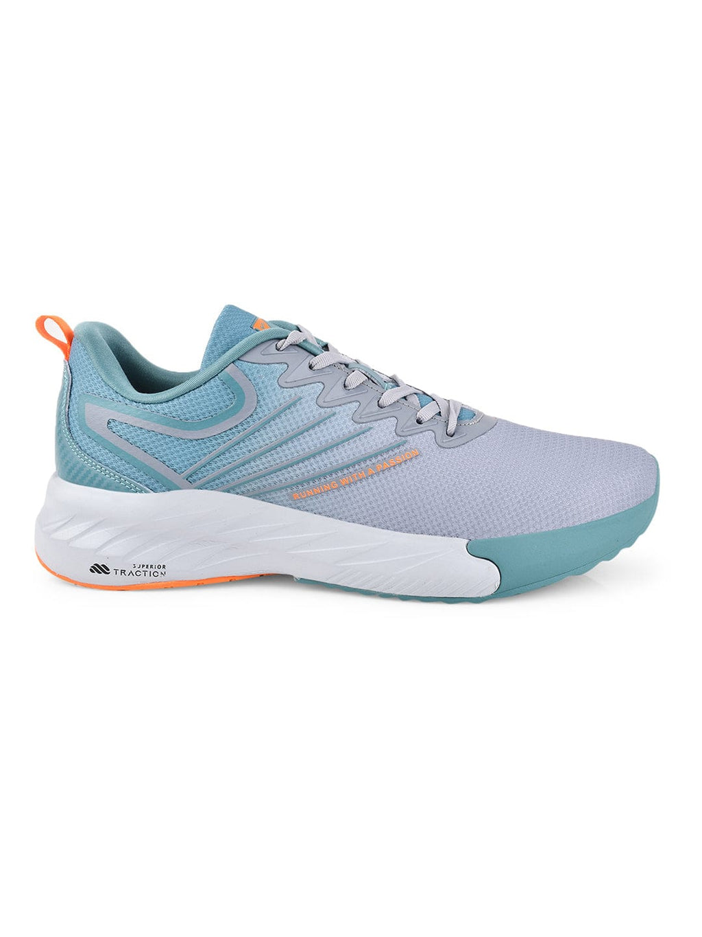 CAMP-GRAIN Grey Men's Running Shoes
