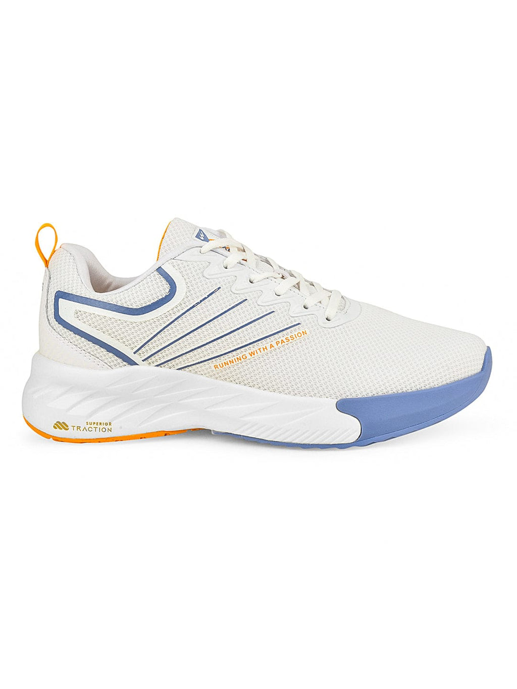 CAMP-GRAIN White Men's Running Shoes
