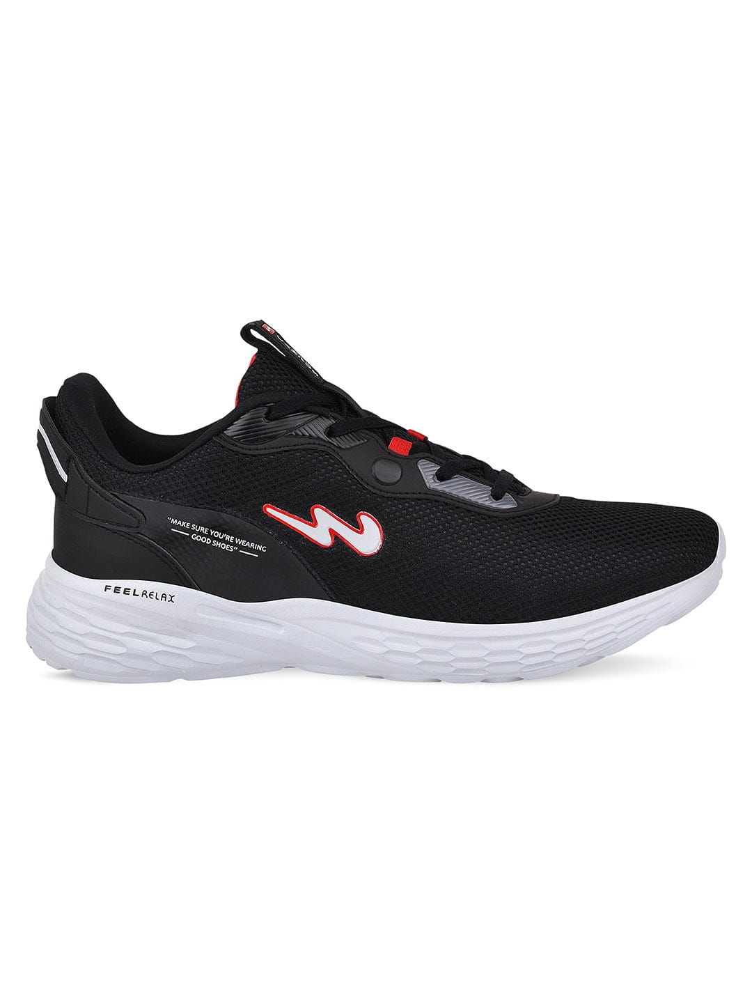 CAMP SMART Black Men's Running Shoes1