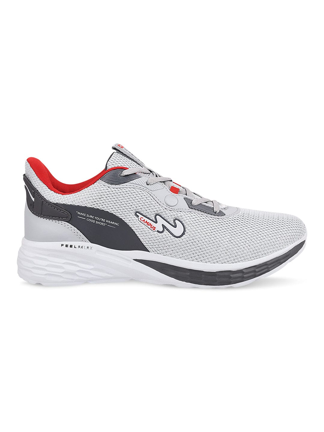 CAMP SMART Grey Men's Running Shoes
