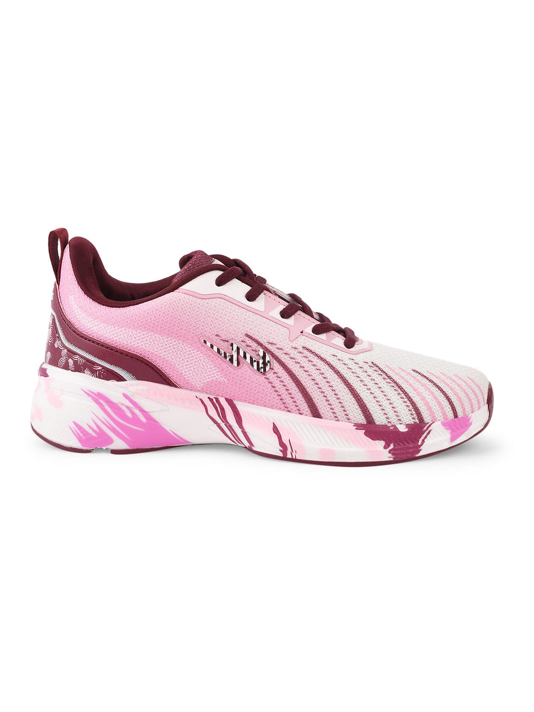 Buy Running Shoes For Women: Camp-Streak-Baby-Pink-Wine Campus Shoes