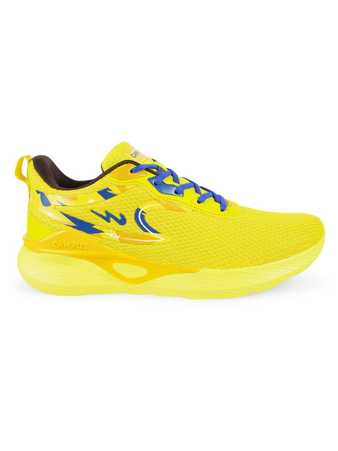 CAMP ZONE Yellow Men's Running Shoes