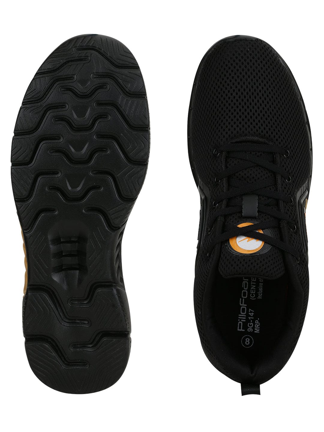 Buy CENTER Black Men's Running Shoes online | Campus Shoes