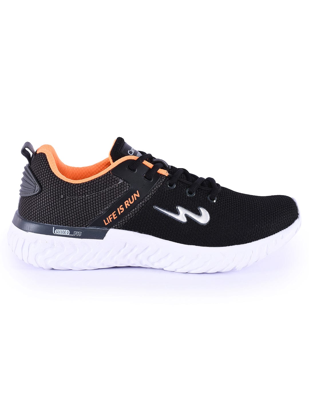 Buy Running Shoes For Men Clipperblk Gry Campus Shoes