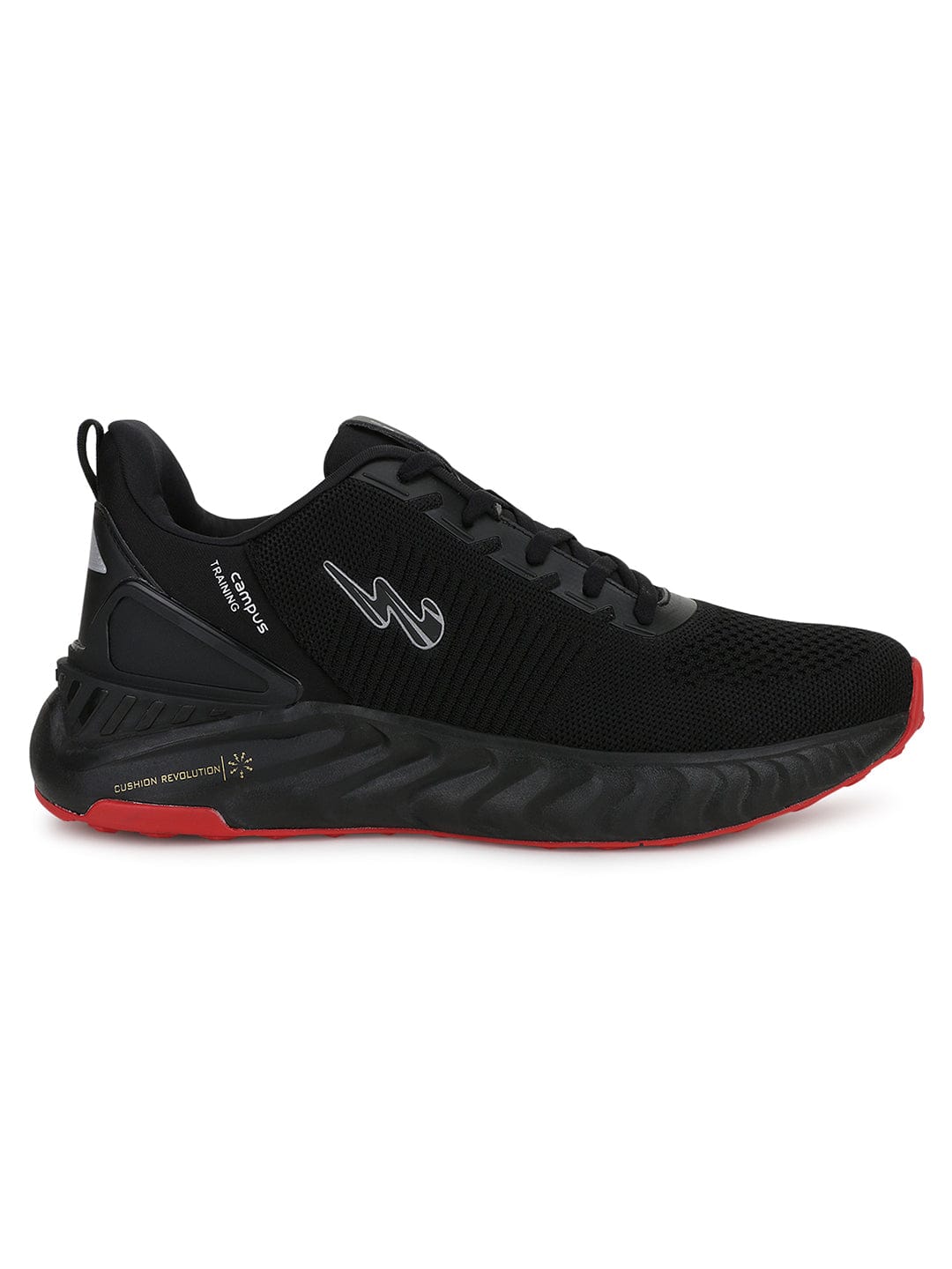 Buy Running Shoes For Men: Chicago-Blk-Red Campus Shoes
