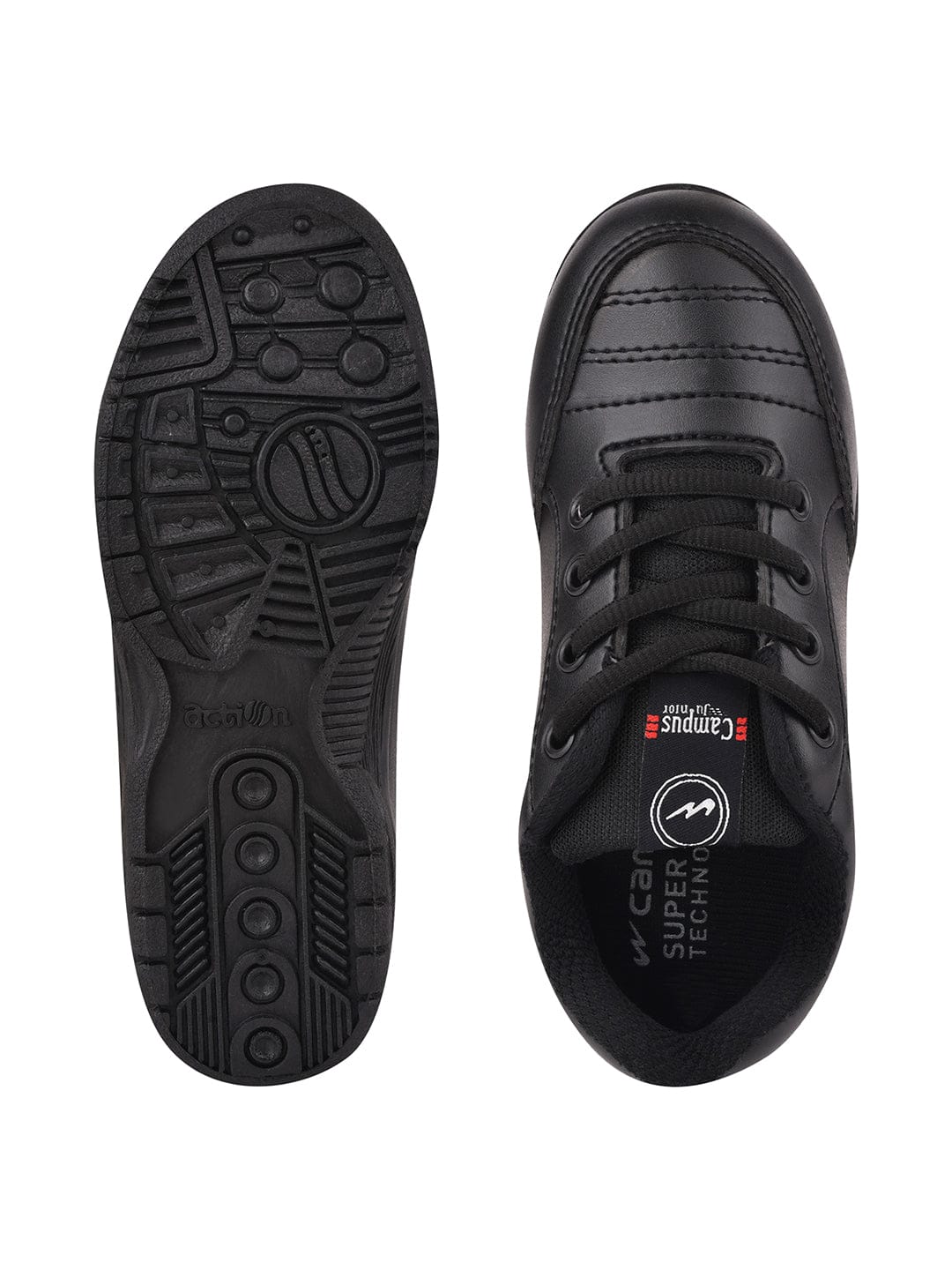 Paragon Girls All Black School Shoes Paragon Black School Shoes