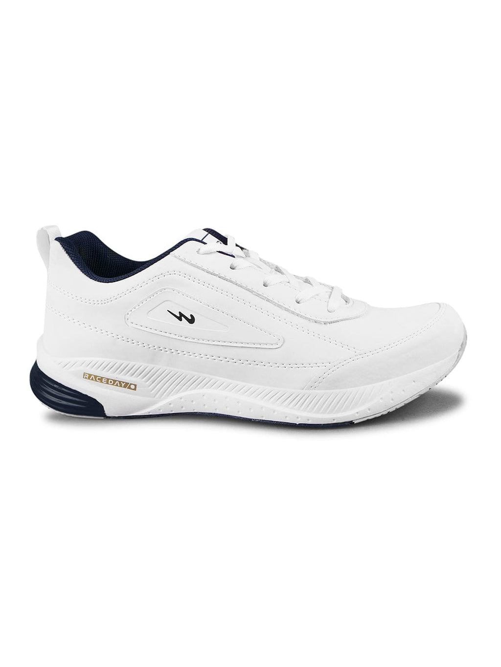 DUSK White Men's Running Shoes