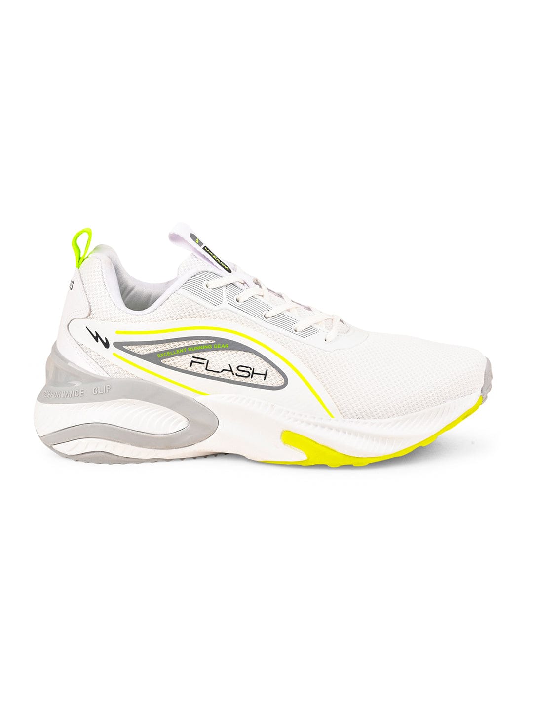 Buy Running Shoes For Men: Flash-New-Wht-F-Grn Campus Shoes