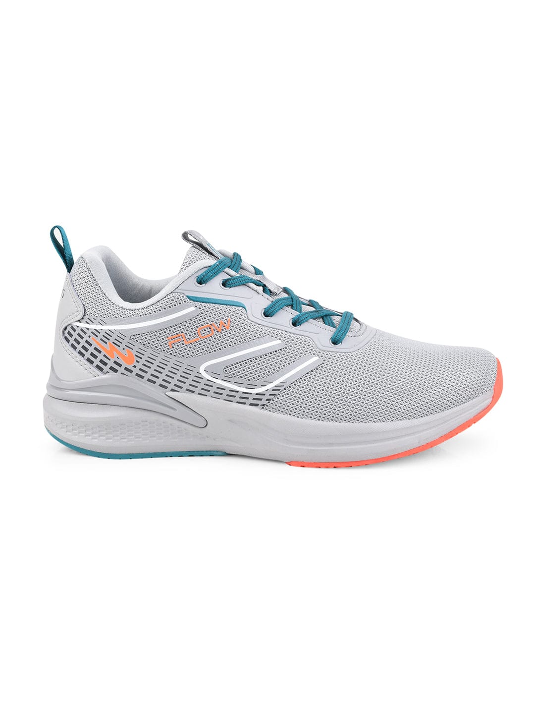 FLOW PRO Grey Men's Running Shoes - Main Image