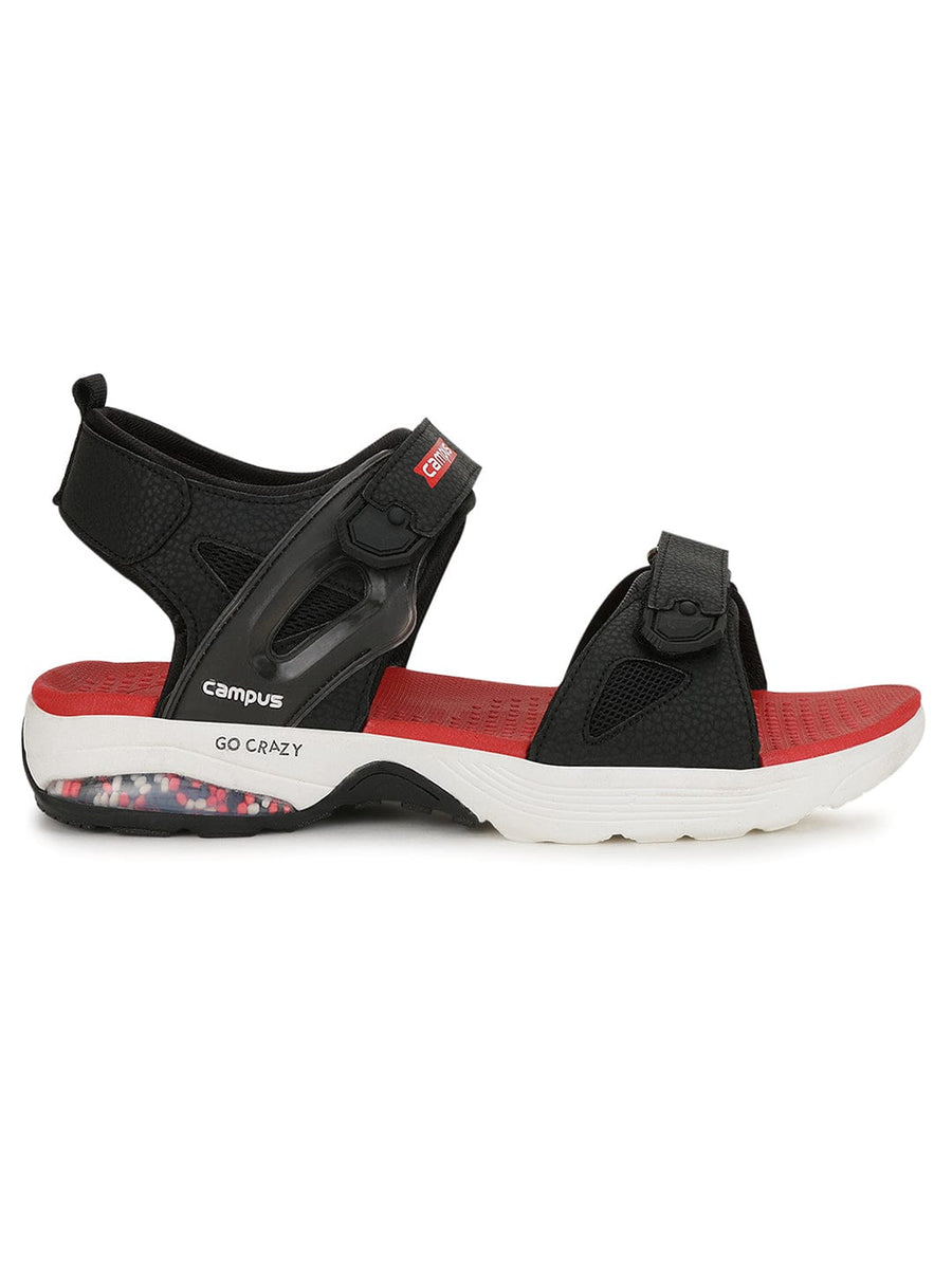 Buy Sandals For Men Gc10Gc10BlkRed1049 Campus Shoes